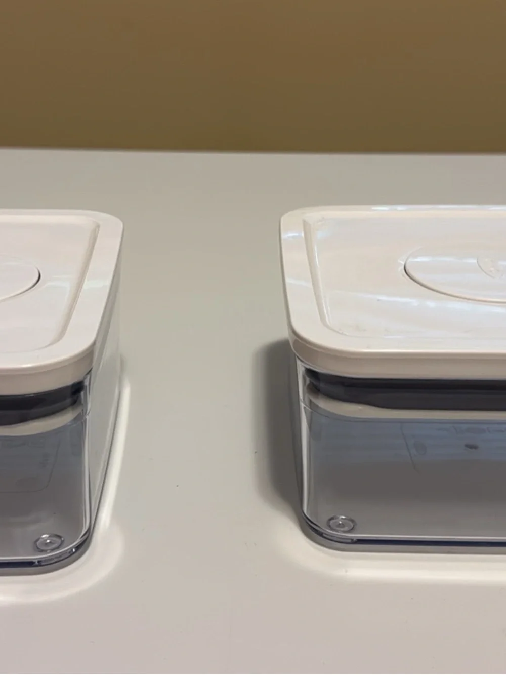 OXO Pop Clear Food Storage Canisters with White Lids - Set Seven!